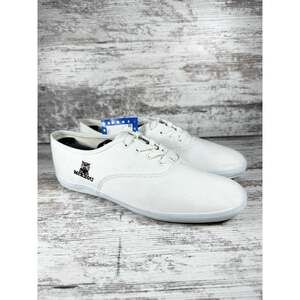 NEW Womens Vintage Starter Mizzou Missouri Tigers White Canvas Sneakers Sz 8